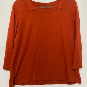 Kim Rogers Women's Long Sleeve Rust Top